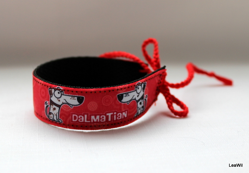 Náramek taft 2 cm dalmatin