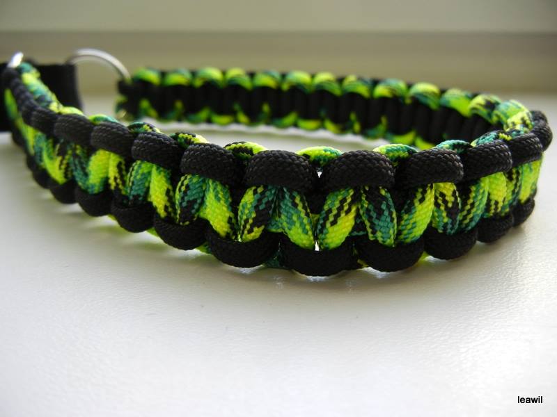 Paracord obojek polostahovací gecko