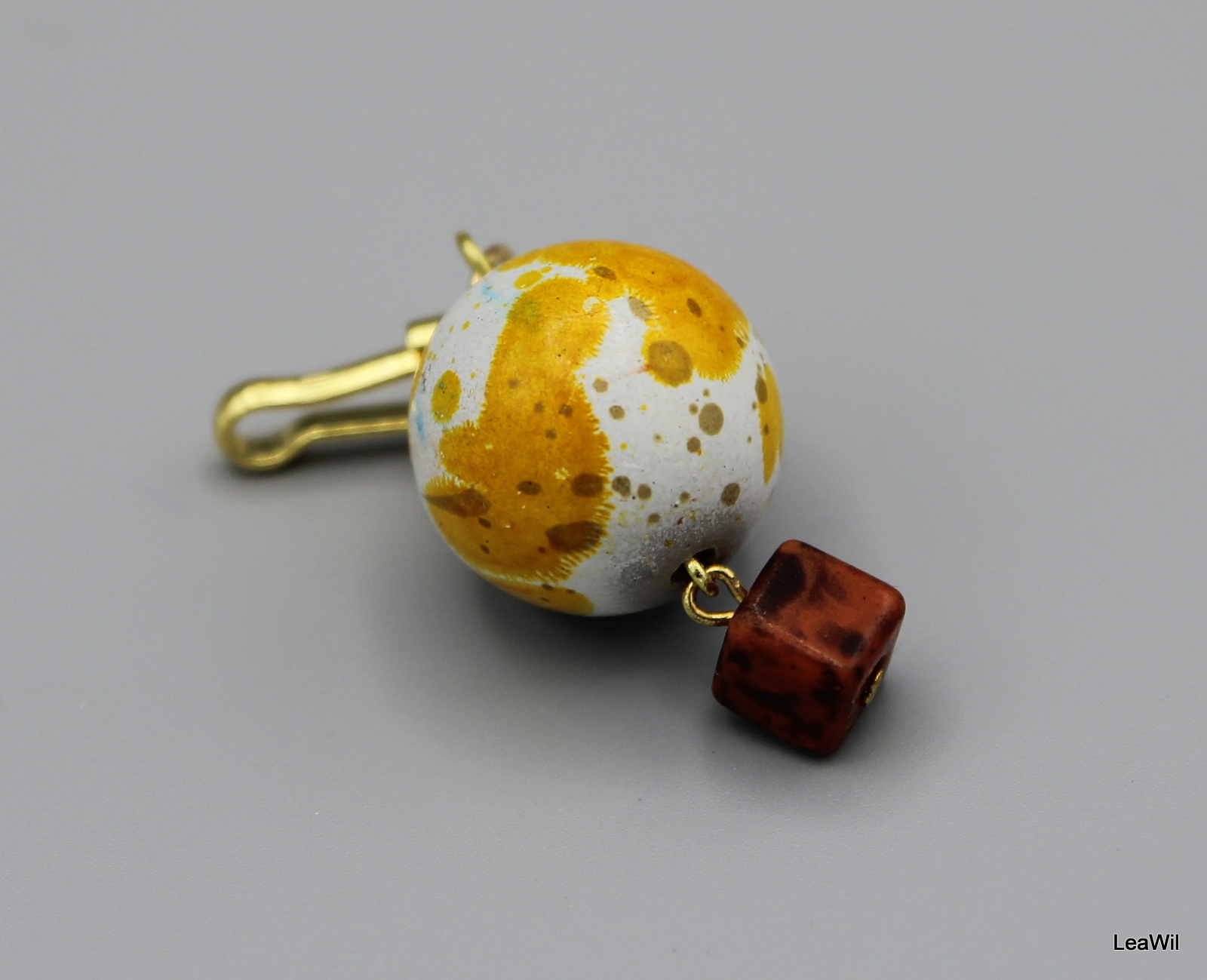 Přívěsek balón horkovzduch kinklací koš