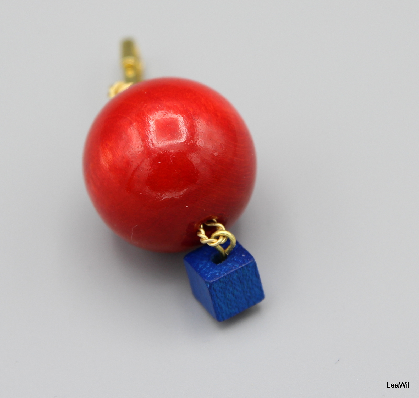 Přívěsek balón horkovzduch kinklací koš