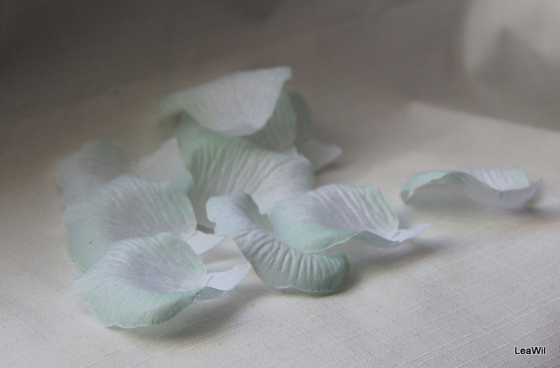 Okvětní plátky růží sv. modré