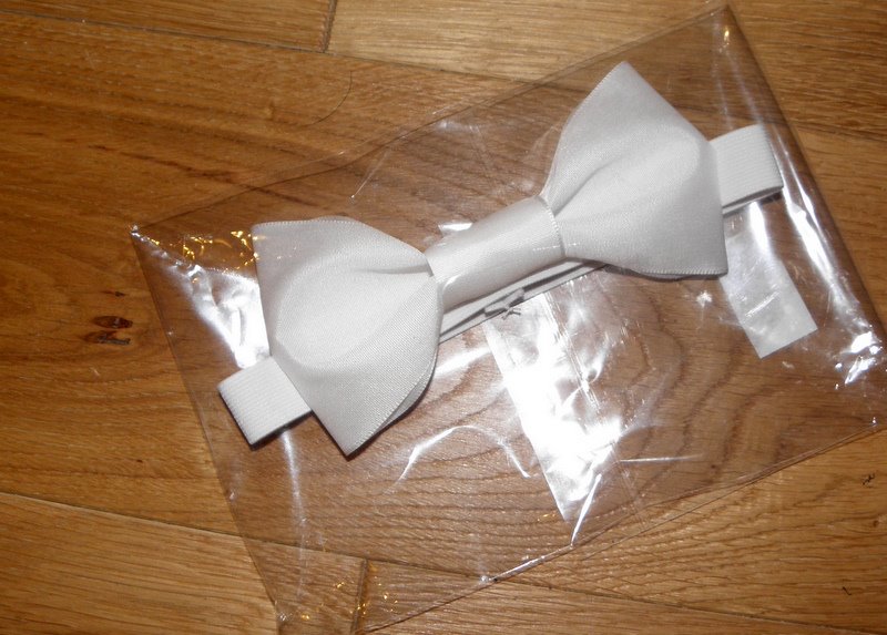 Motýlek s obojkem velký černý