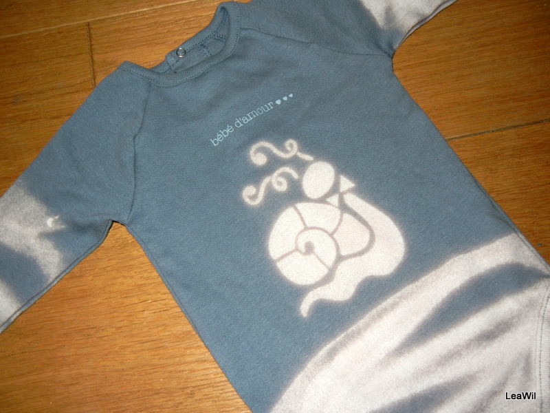 Kojen. body dlouhý rukáv - vel. 12 měs. - šneček