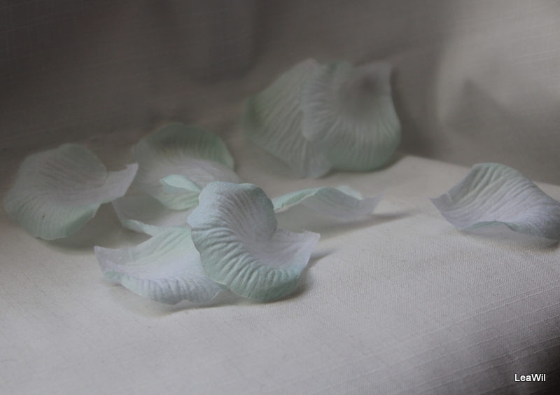 Okvětní plátky růží sv. modré