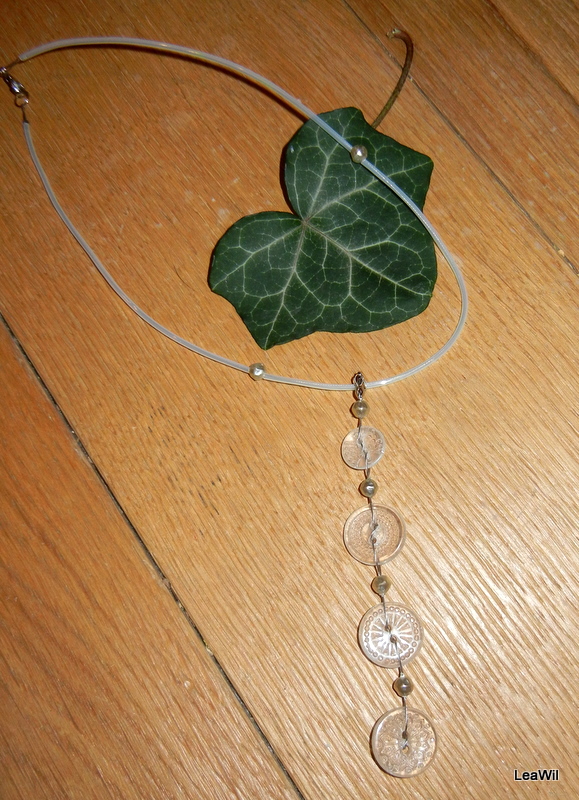 Knoflíková sada - staré skleněné