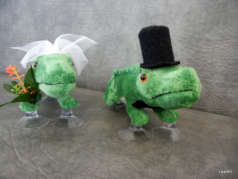 Plyšáci na auto - krokodýli