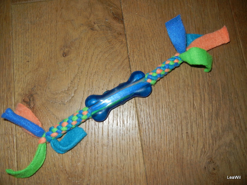 Gumová kostička s fleec. konci