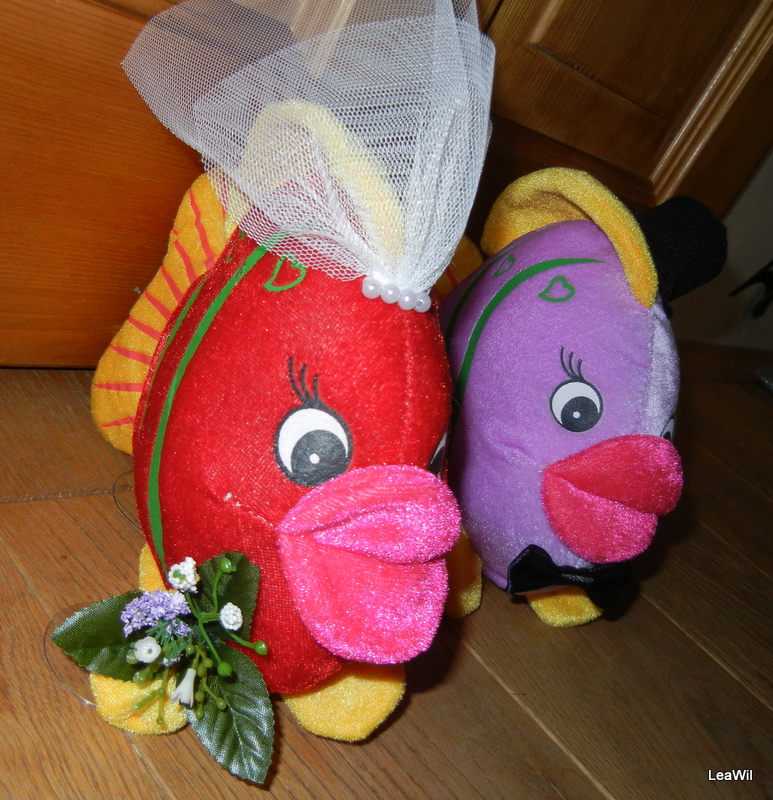 Plyšáci na auto - rybky barevné