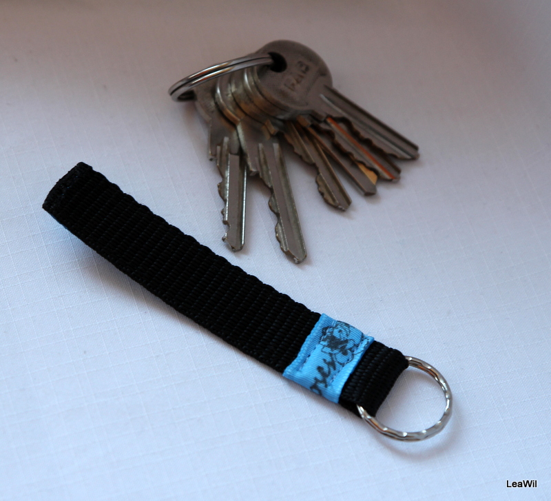 Klíčenka taft 2 cm český s.p.- pásek petrolej