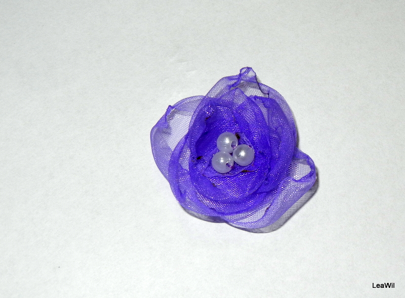 Organzová kytička6