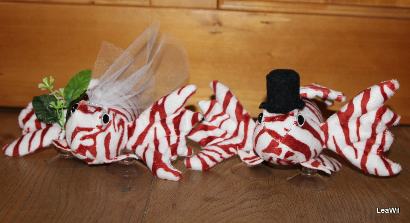 Plyšáci na auto - rybky perutýni