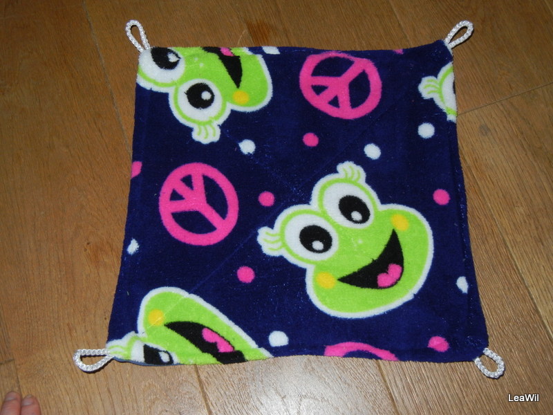 Hamak coral modrý žabák II