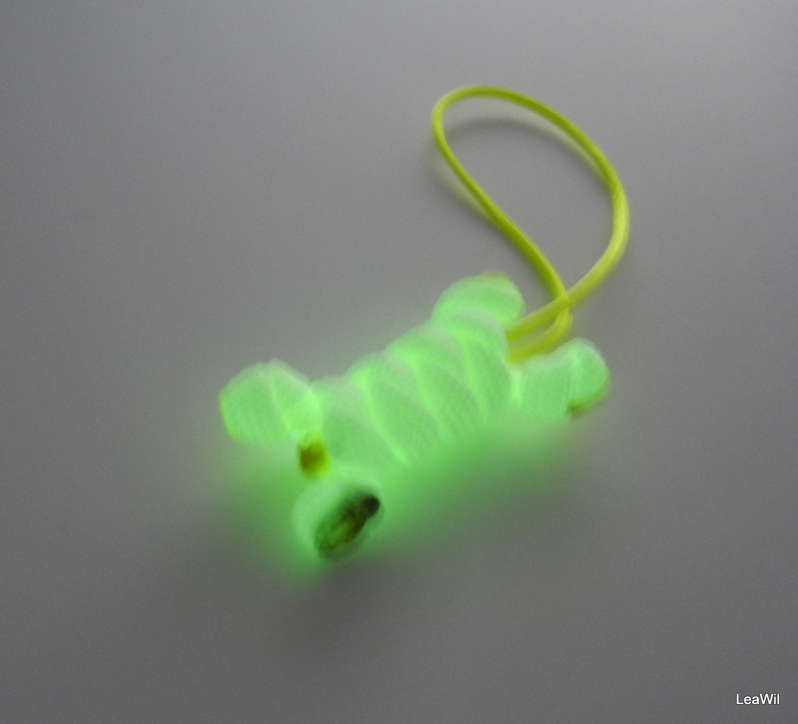 Klíčenka kost paracord fosforeskující