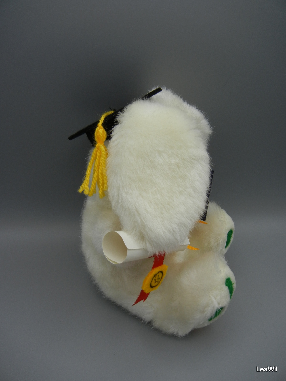 Promoční/maturitní králík/zajíc bílý s žlut