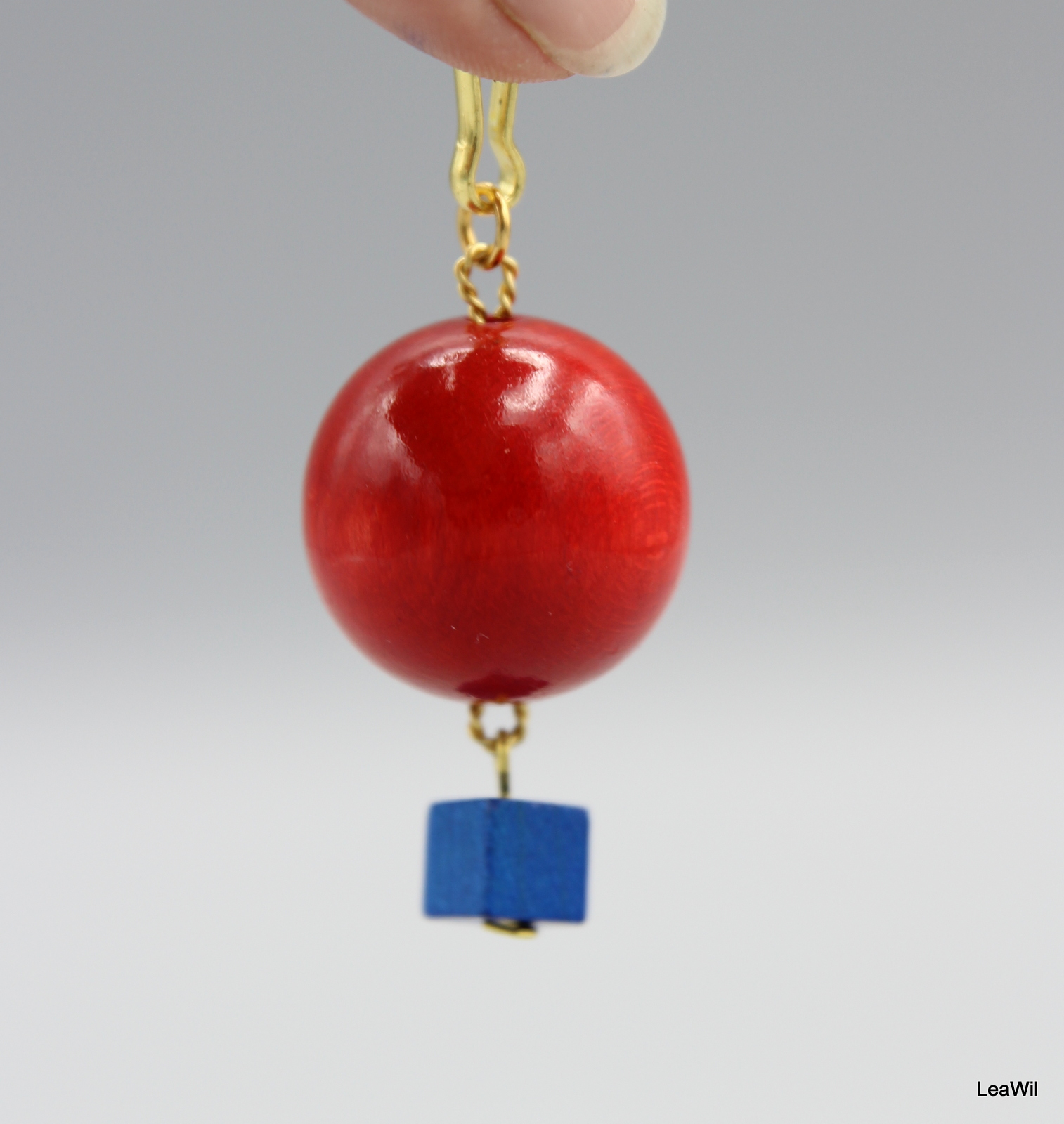 Přívěsek balón horkovzduch kinklací koš