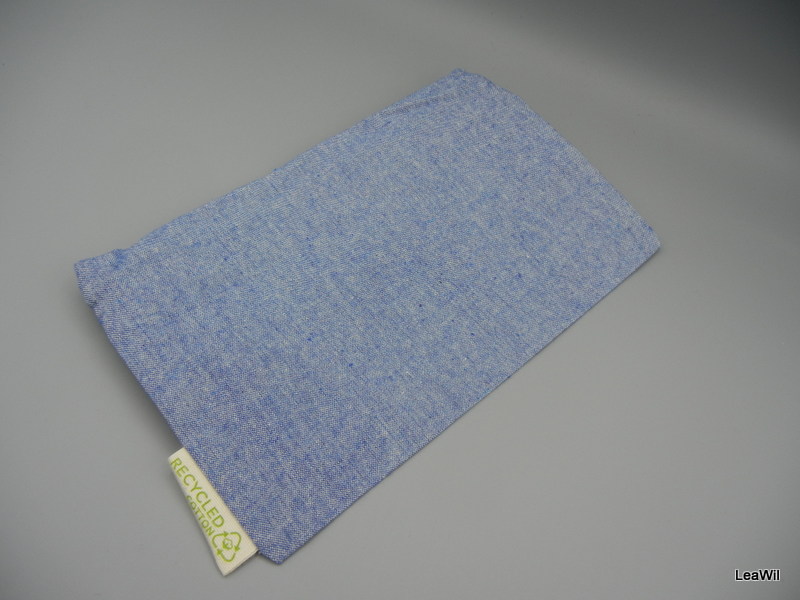 Taštička kosmetická modrá zip