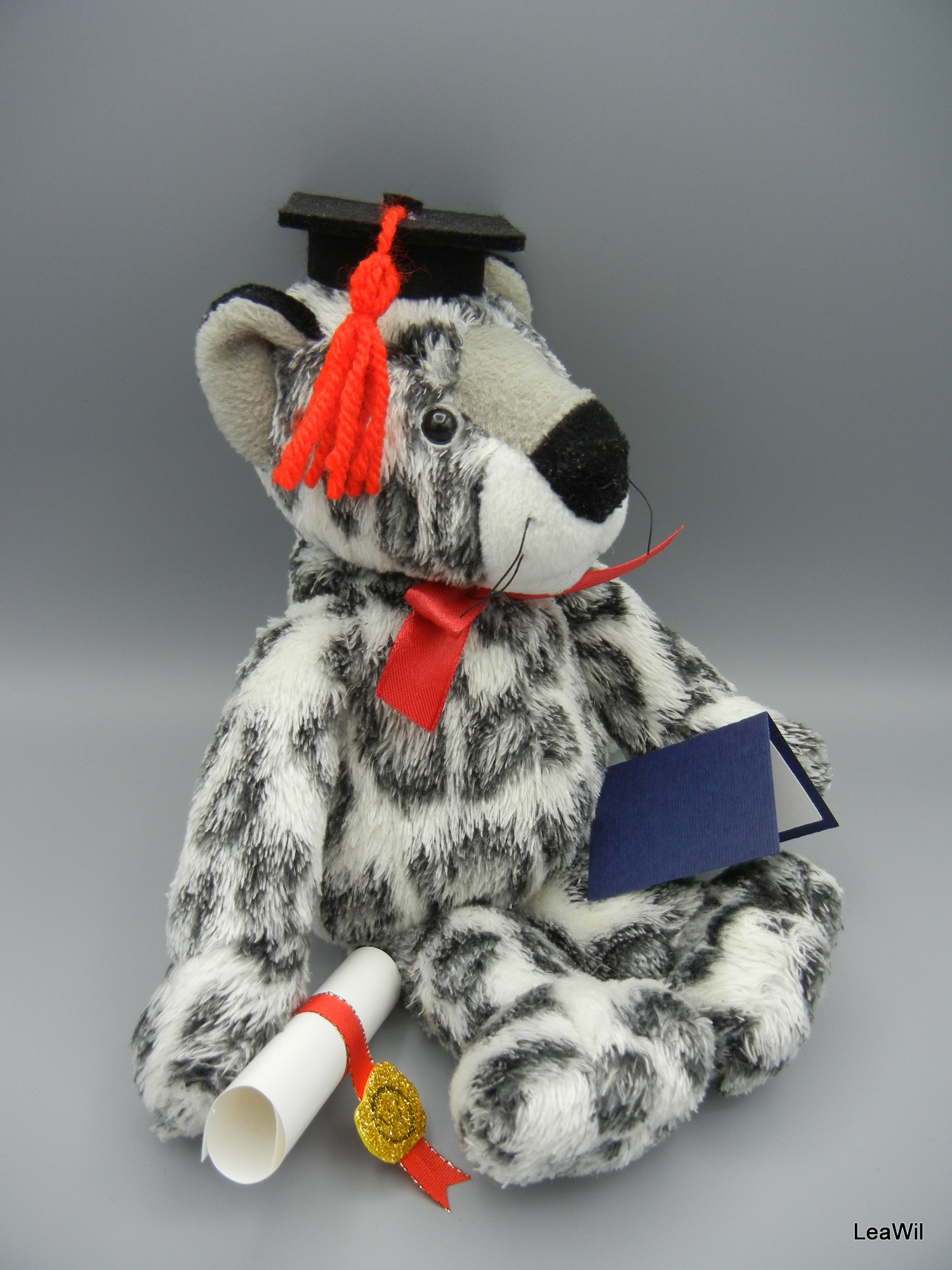 Promoční/maturitní levhart s cerv