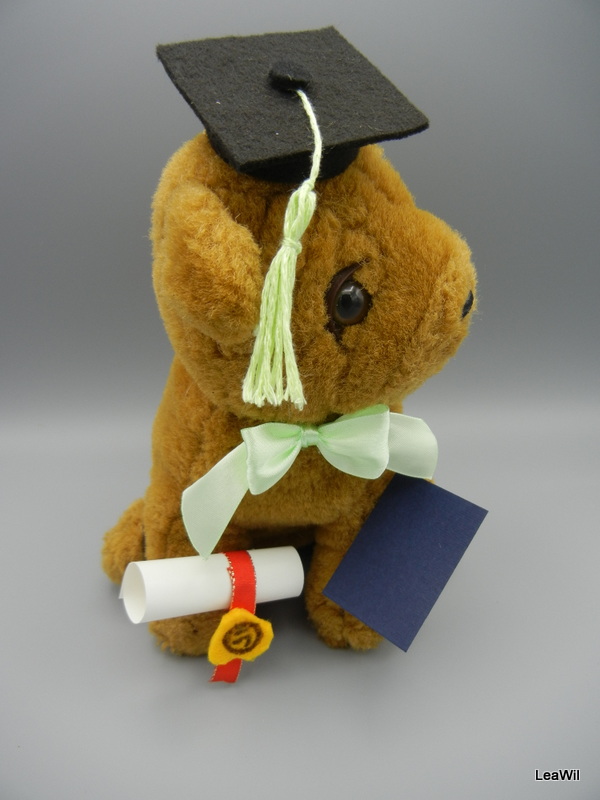 Promoční/maturitní pejsek hnědý mentol