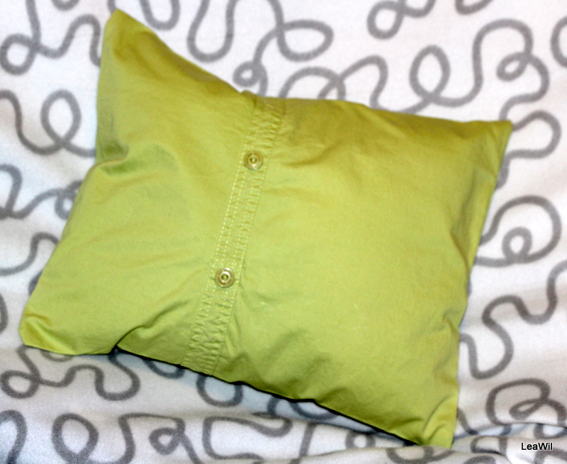 Polštář zelený s výplní