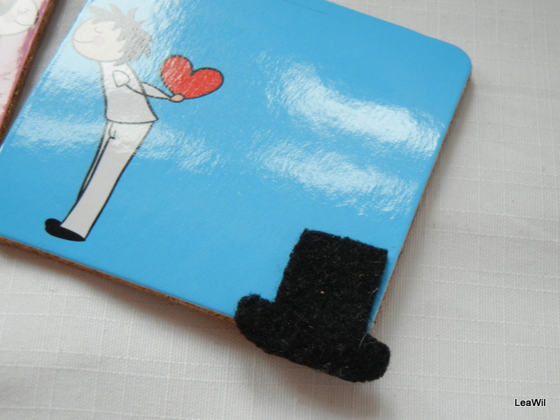 Podložka/jmenovka svatební pár