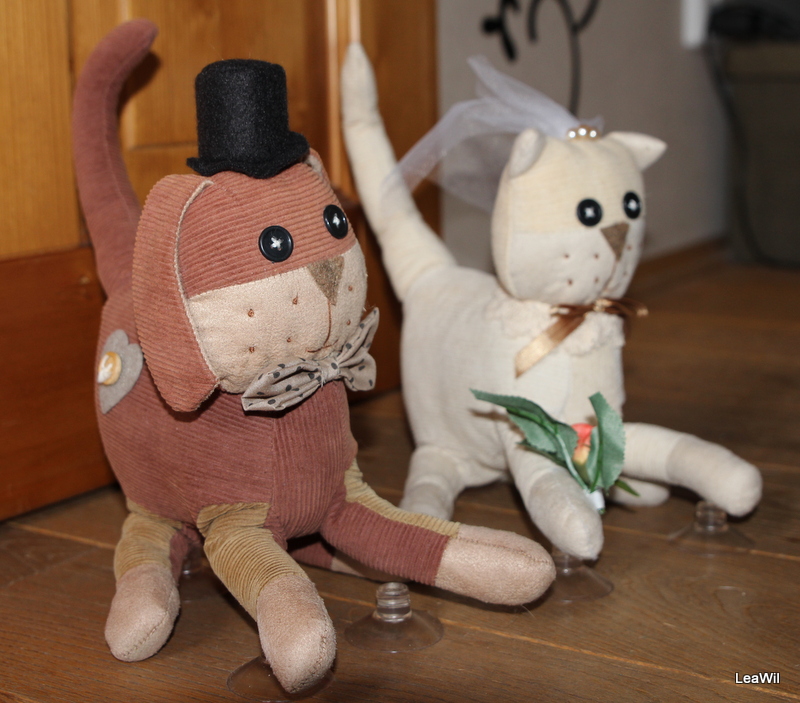 Svatebni kočka a pes