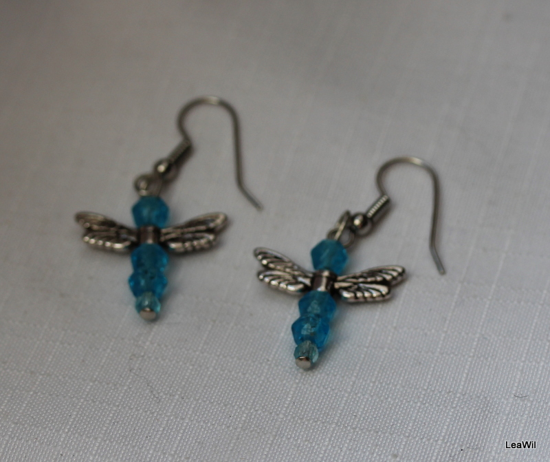 Vážka - naušnice1