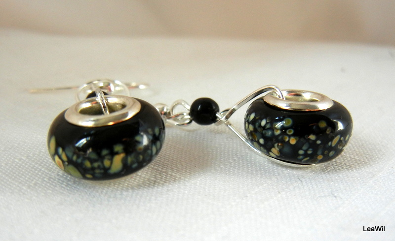 Náušnice ČSP  sklo III.