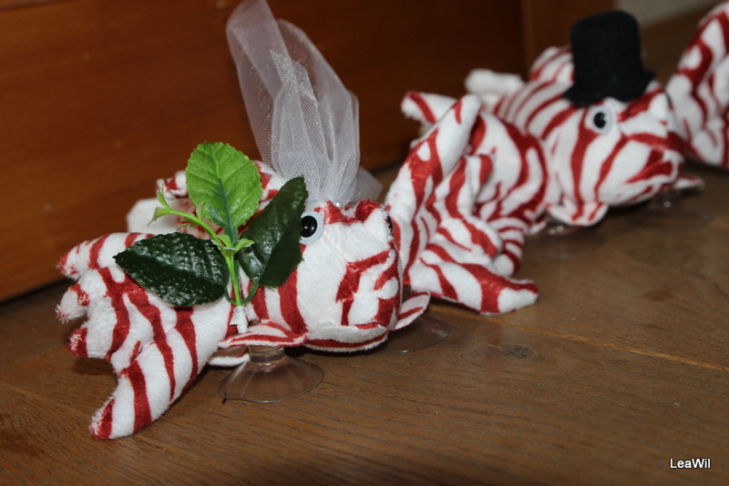 Plyšáci na auto - rybky perutýni