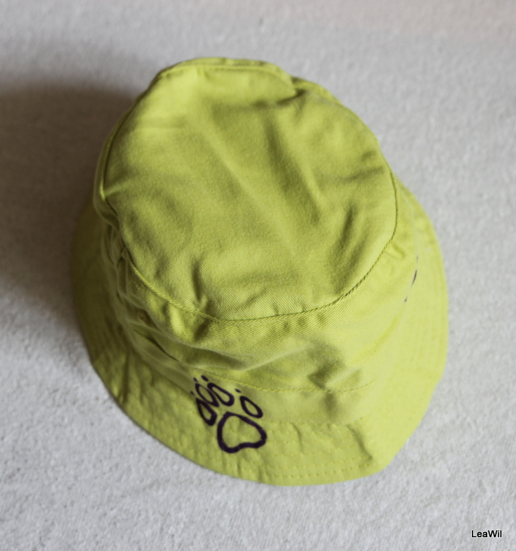 Klobouček dětský sv.zelený s fialovou