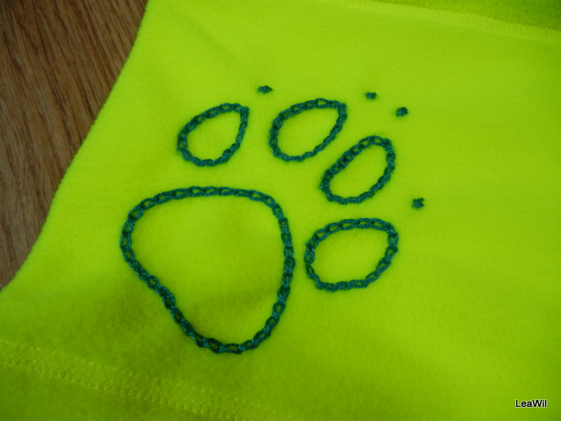 Nákrčník/čepice 2v1 fleec žlutá/tyrkys