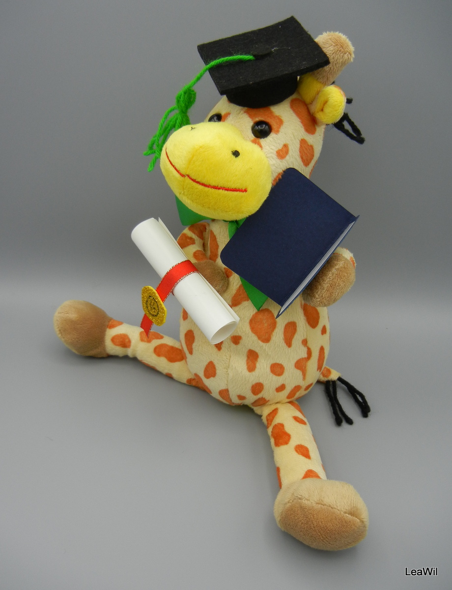 Promoční/maturitní žirafa se zel