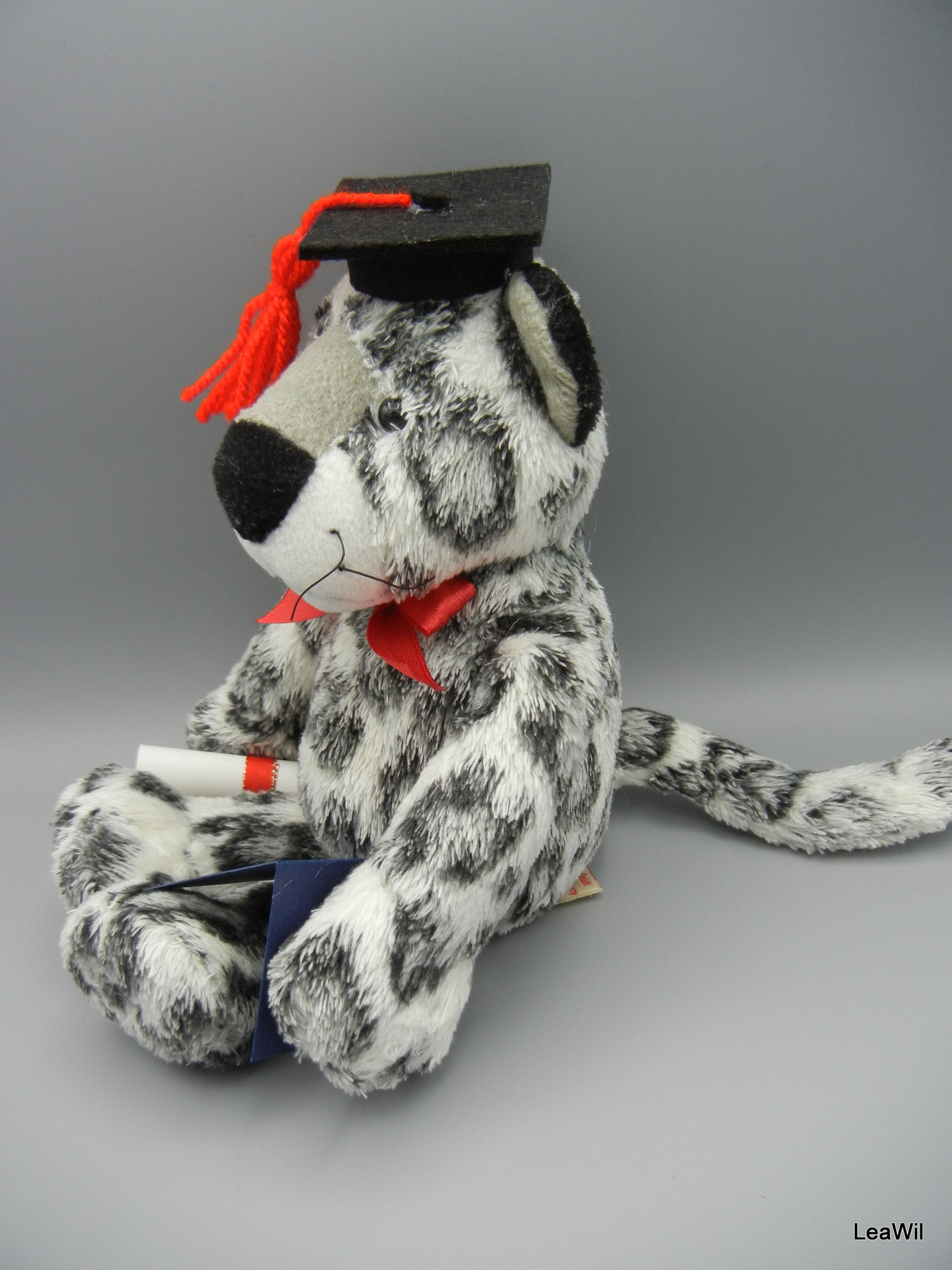 Promoční/maturitní levhart s cerv