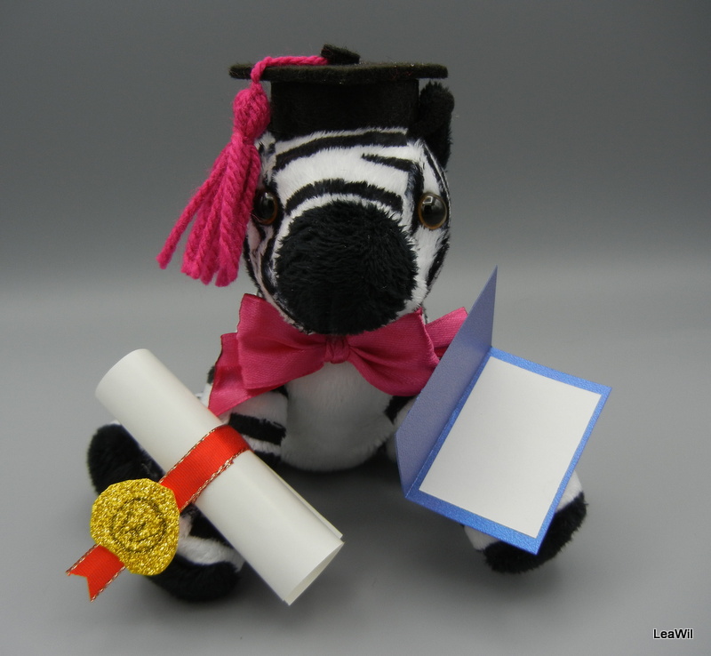 Promoční/maturitní zebra fuchsie