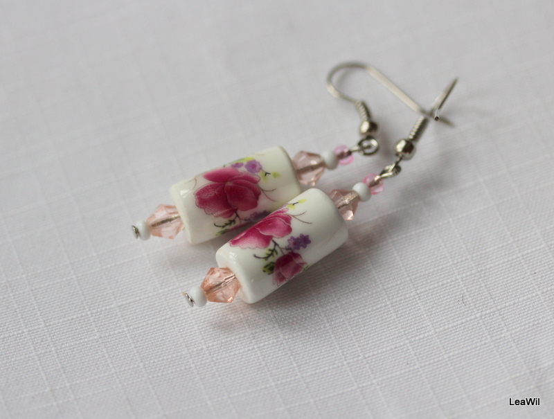 Sada bílo-růžová 