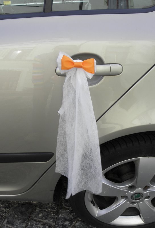 Mašličky na kliky auta s motýlkem