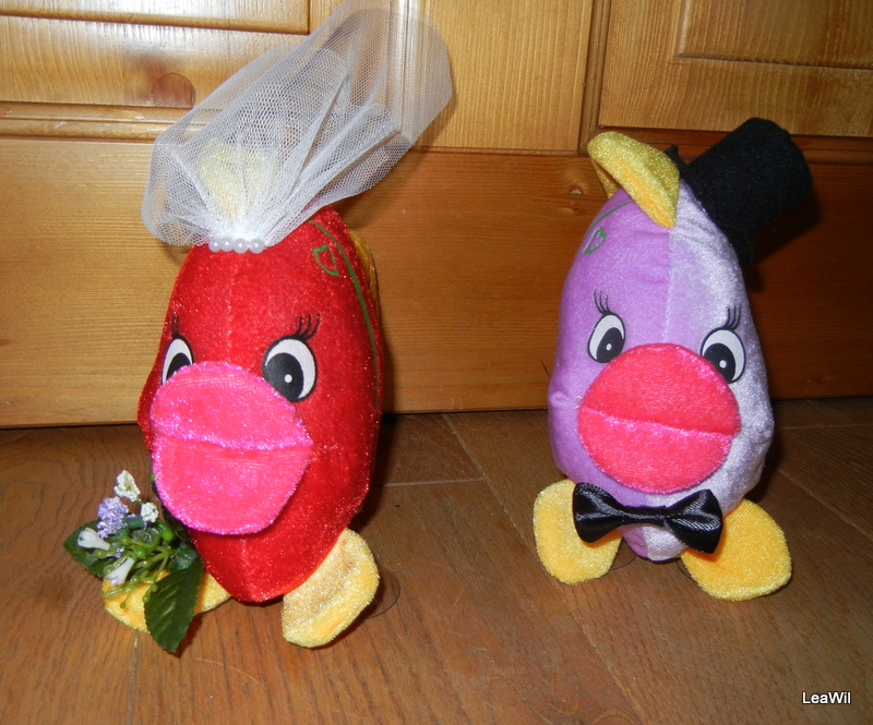 Plyšáci na auto - rybky barevné