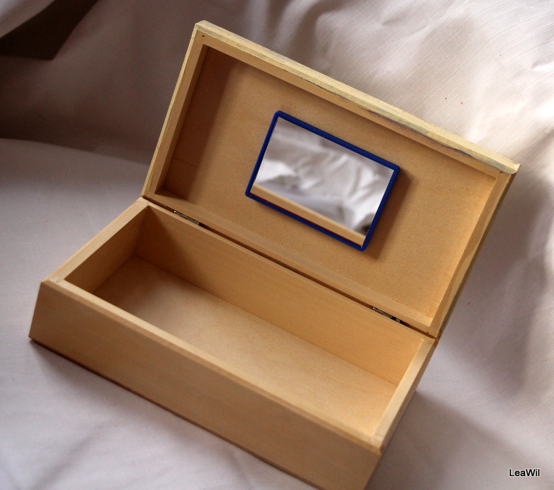 Šperkovnice květy se zrcadlem 