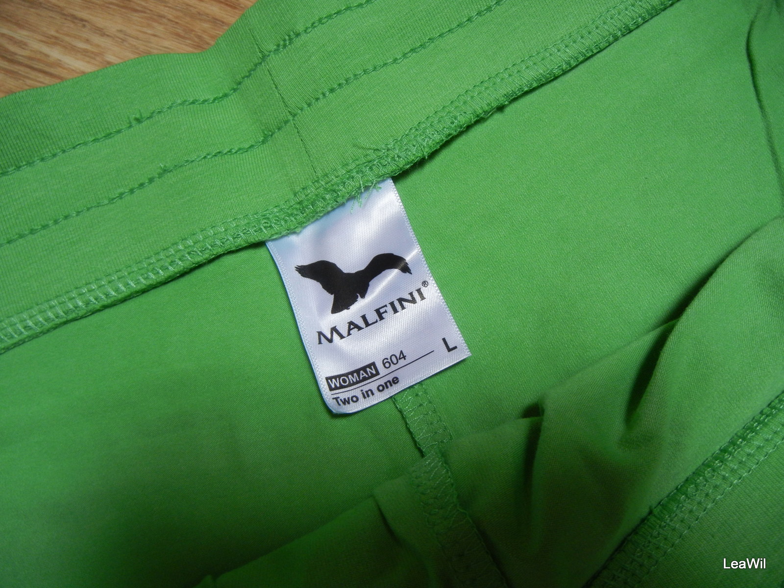 Sukně 2v1 zelená tlapka L