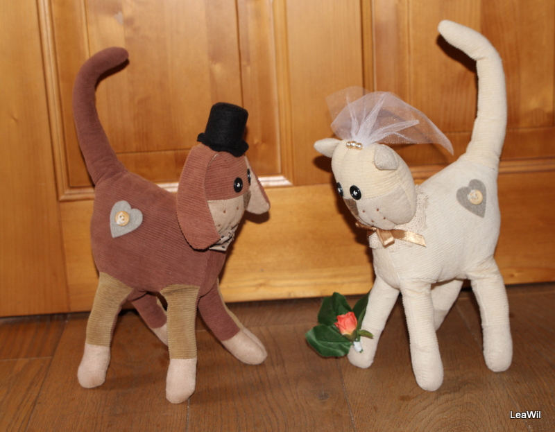 Svatebni kočka a pes