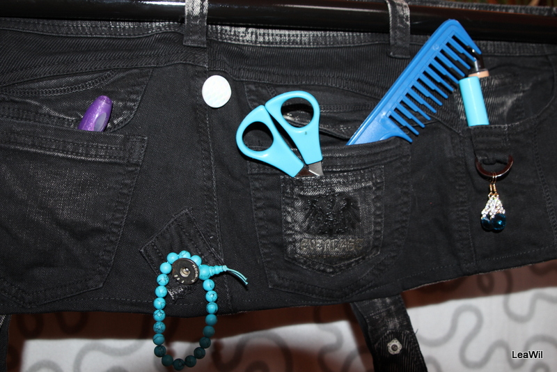 Kapsář černý džínový