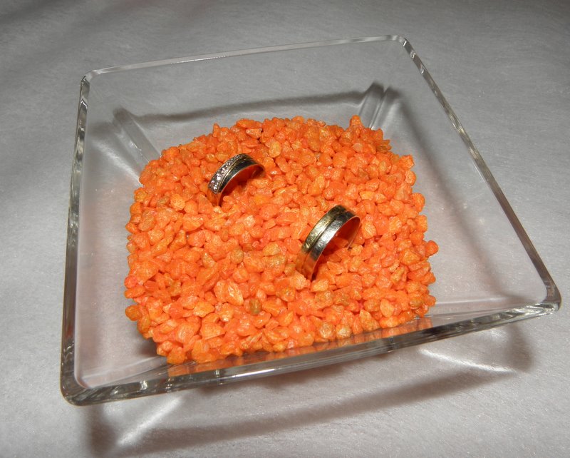 Kamínky oranžové 2-3mm