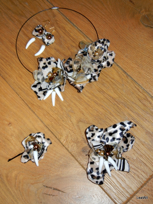 Tarzanova Jane - levhart a zebra - sponka