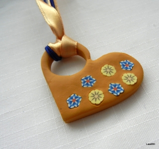 Perníkové květinky - střední srdce