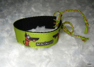 Náramek taft 2 cm maliňák zel