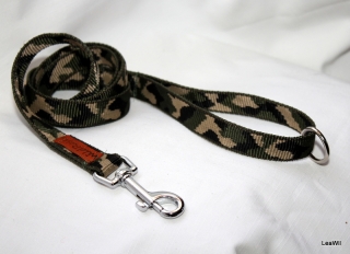 Vodítko popruh camo/maskáč 2cm