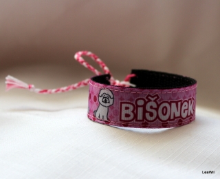 Náramek 2 cm bišonek