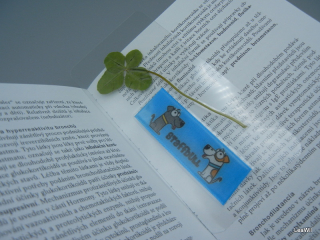 Čtyřlístková záložka do knihy stafbull