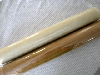 Organza v roli široká zlatá