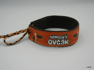 Náramek taft 2 cm něm.ovčák