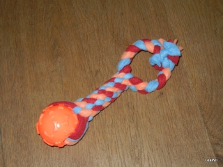 Přetahovadlo s gum.míčkem
